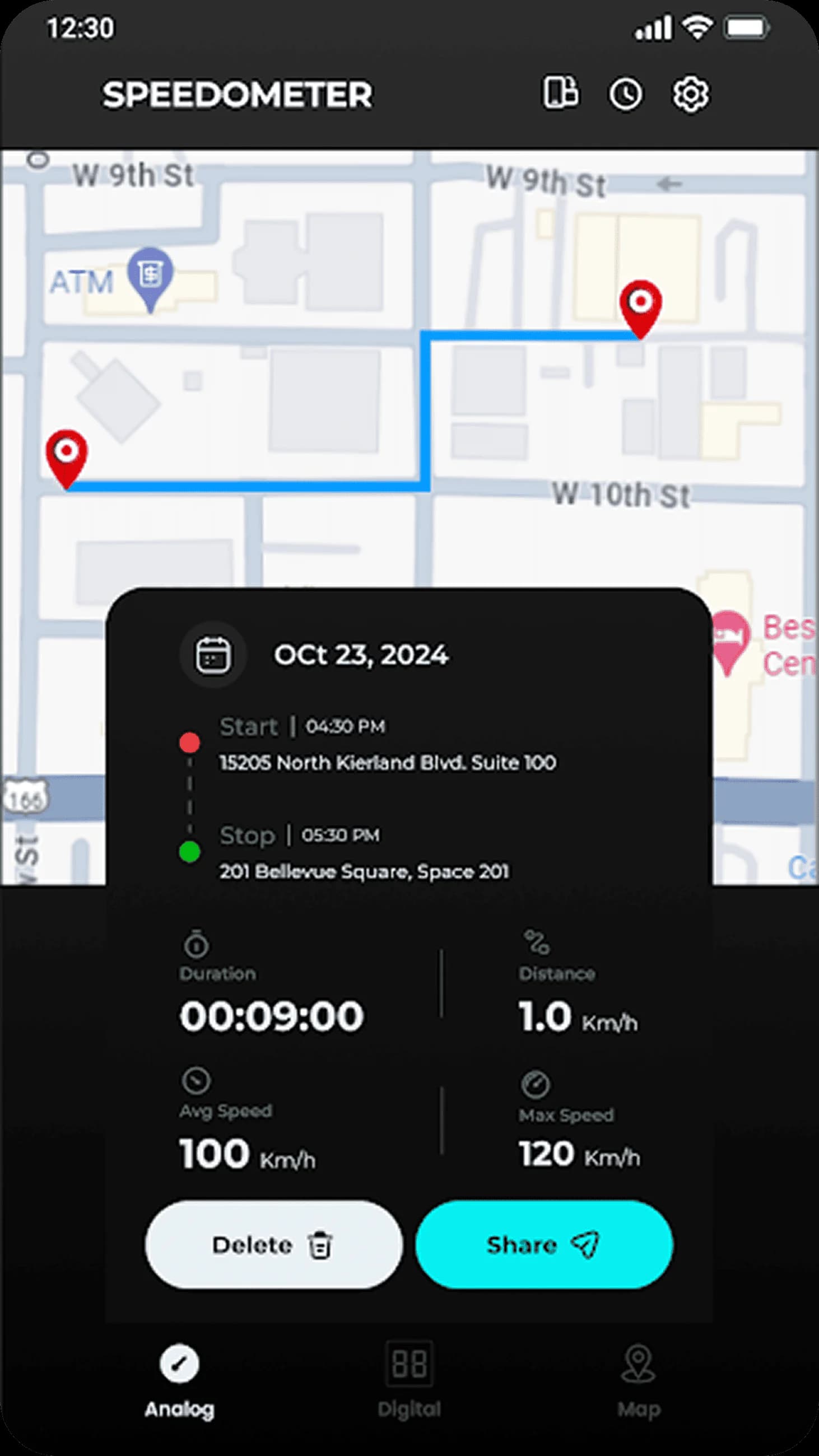 GPS Speedometer screenshot 2