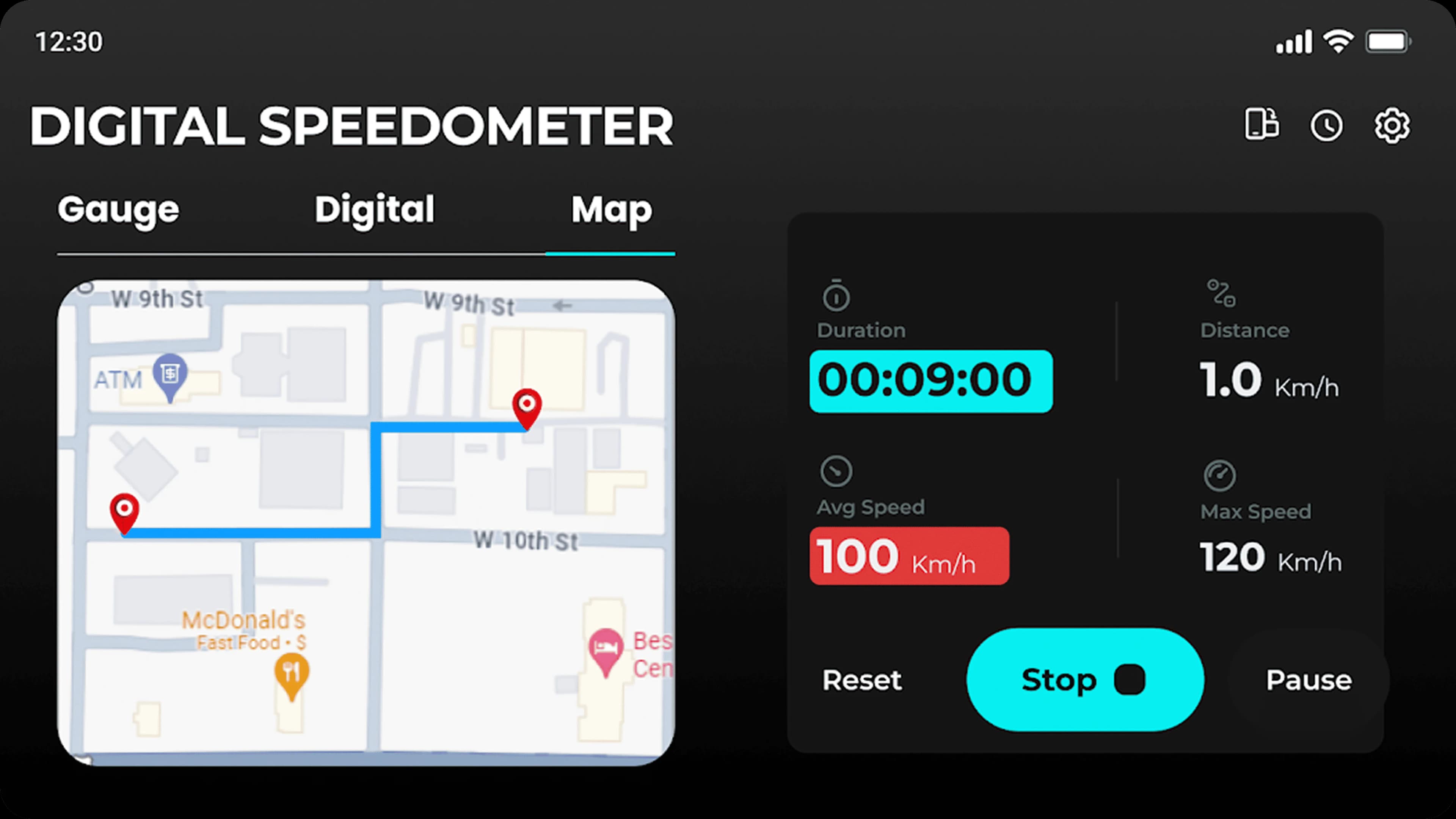 GPS Speedometer screenshot 3
